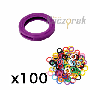 Nakładka 006 - okrągła - oponka - MIX 100 sztuk